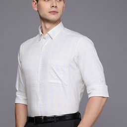 Raymond Checked Formal Shirt-image-0