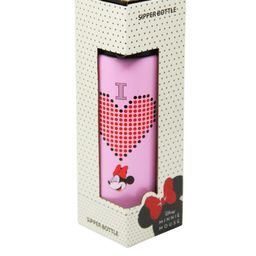 Disney Girls Pink & Black Printed Stainless Steel Insulated Water Bottle 500 ML-55