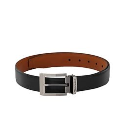 Pacific Gold Men Tan Brown & Black Solid Belt-image-72