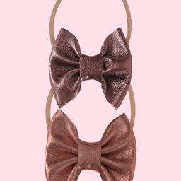 AQUASTREET Girls Brown Set of 2 Ponytail Holders-35