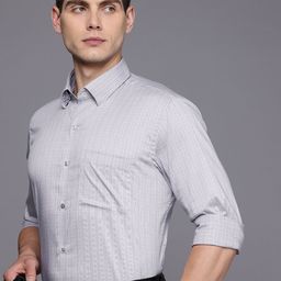 Raymond Tartan Checked Formal Shirt-image-51