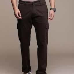 WROGN Men Straight Fit Cargos Trousers-image-53