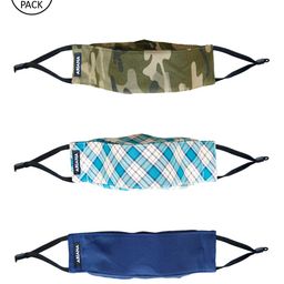 Ariana Pack Of 3 Unisex 7-Ply 3D Cotton Reusable Cloth Face Masks-46