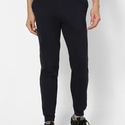 Domyos By Decathlon Men Navy Blue Regular Fit Solid Pilates Joggers-image-87