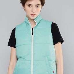 Levis Mock Collar Sleeveless Reversible Puffer Jacket-picture-6