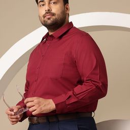 Sztori Plus Size Premium Pure Cotton Formal Shirt-image-59