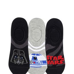 Supersox Men Pack of 3 Disney Star Wars Patterned Shoe Liners-43