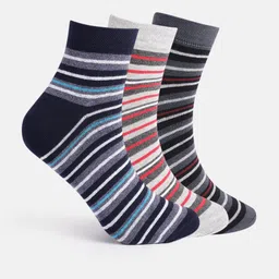 Mast & Harbour Men Set Of 3 Patterned Above Ankle Length Socks image 1