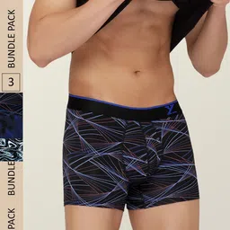 XYXX Men Flux IntelliSoft Pack of 3 Printed Micro Modal Trunks XYTRNK3PCKN534-picture-11