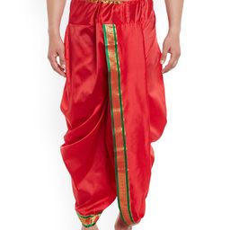 SOJANYA Red Dhoti Pants-image-19