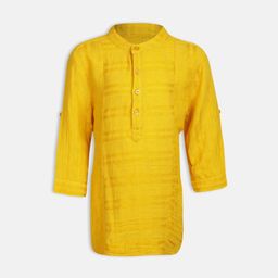 Oxolloxo Boys Yellow Casual Shirt-image-54