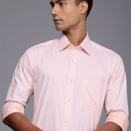 Raymond Pure Cotton Self Design Textured Standard Fit Formal Shirt-image-39