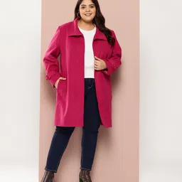 Sztori Plus Size Regular Fit Overcoat-image-34