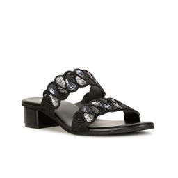 Bata Black Embellished Block Heels-51