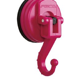 FECA Rose-Coloured Solid D25 Diana Suction Hook-21