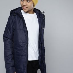 HERE&NOW Boys Navy Blue Solid Puffer Jacket-image-88