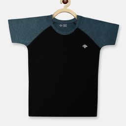 CHIMPRALA Boys Green Extended Sleeves Applique T-shirt-image-9