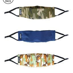 Ariana Pack Of 3 Unisex 7-Ply 3D Reusable Pure Cotton Cloth Masks With SSMS Filter-58
