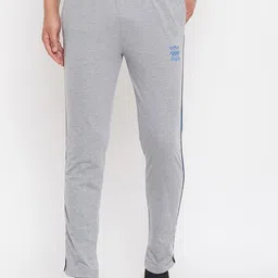 Adobe Men Grey Melange Solid Straight-Fit Track Pants-image-99