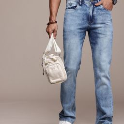 The Roadster Life Co. Men Bootcut Heavy Fade Stretchable Jeans-image-55