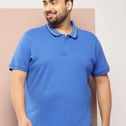 Sztori Plus-Size Polo Collar Pure Cotton T-shirt-image-52