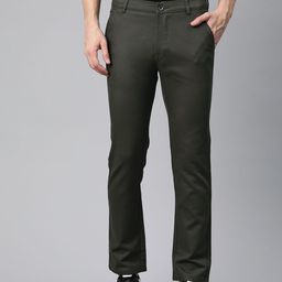 Rodamo Men Slim Fit Chinos Trousers-image-96