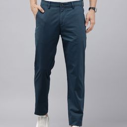 GENIPS Men Checked Slim Fit Trousers-picture-6