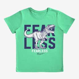 x2o Boys Green Printed Round Neck T-shirt-image-79