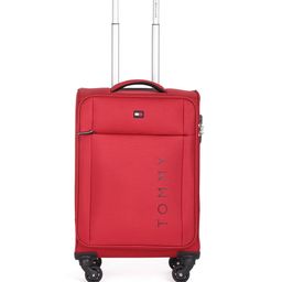 Tommy Hilfiger Unisex Red Brand Logo Print Cabin Trolley Bag  - 42Litres-69