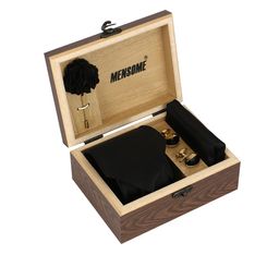 MENSOME Men Black & Gold-Toned Accessory Gift Set-19