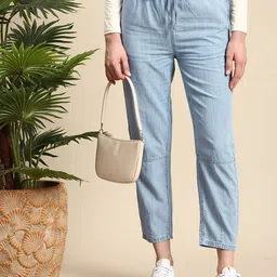 Mast & Harbour Women High-Rise Jogger Jeans-picture-17