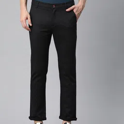 Rodamo Men Slim Fit Chinos Trousers-picture-12
