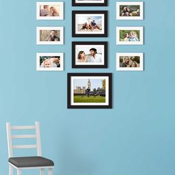 Art Street Set of 12 White & Black Individual Photo Frames-11