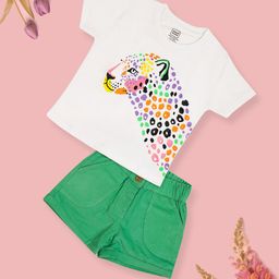 MeeMee Boys Printed Pure Cotton T-Shirt with Shorts-44