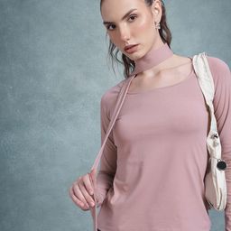 The Roadster Life Co. Scarf Neck Fitted Top-picture-34