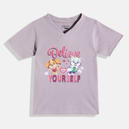Eteenz Kids Boys Paw Patrol Printed V-Neck T-Shirt-image-92
