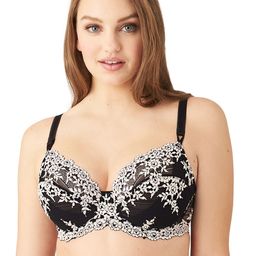 Wacoal Black & Off-White Medium-Coverage Lace Bra 65191-picture-16