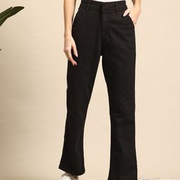 Mast & Harbour Women Straight Fit Stretchable Jeans-image-44