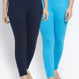 GRACIT Women Pack Of 2 Solid Ankle-Length Leggings-picture-21