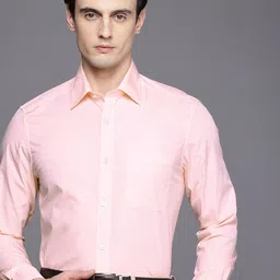 Louis Philippe Pure Cotton Classic Formal Shirt-image-91