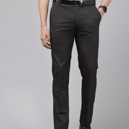 Arrow Men Hudson Tailored Fit Formal Trousers-image-75