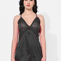 StyFun Floral Lace Satin Baby Doll-image-19