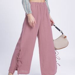 DressBerry Women Feminine Essence Trousers with Bow-Detail-image-36
