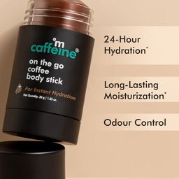 MCaffeine On The Go Coffee Body Stick for 24 hr Hydration & Odor Control - 30 g-30