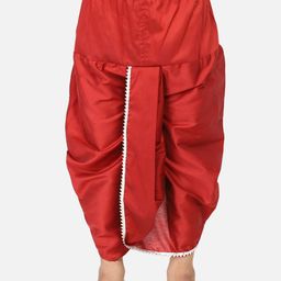 TABARD Boys Maroon Solid Dhoti Pants-27