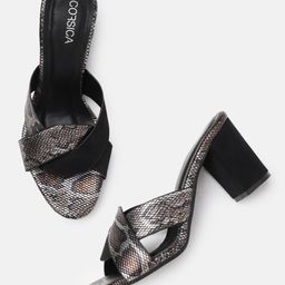 CORSICA Textured Block Heels-53