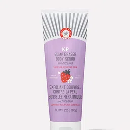 First Aid Beauty KP Bump Eraser Body Scrub with 10% AHA 226g - Fresh Strawberry-13