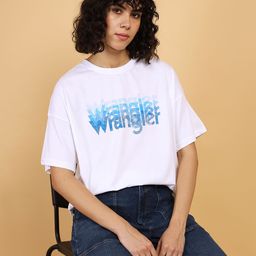 Wrangler Brand Logo Printed Cotton T-shirt-picture-35