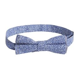Bruun & Stengade Blue & White Printed Cotton Bow Tie-image-52