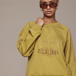 The Roadster Lifestyle Co. Typography Raglan Sleeve Sweatshirt-image-95